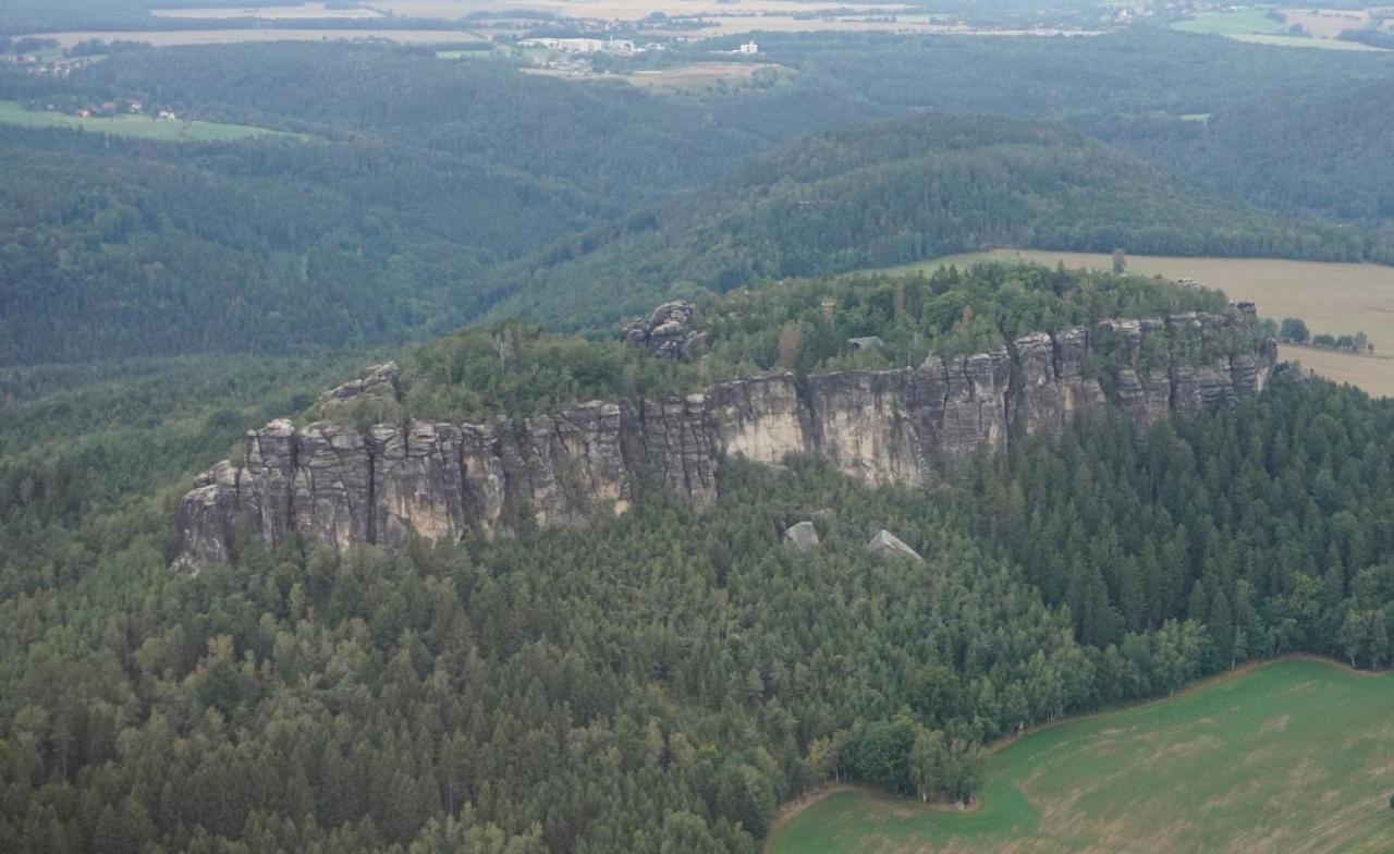 Ferienwohnung Zum Hirschgrund Schöna Exterior foto